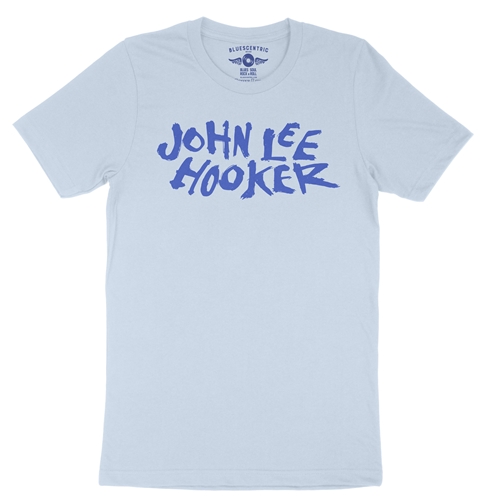 John Lee Hooker Country Blues T-Shirt - Lightweight Vintage Style - vintagethrowbackblue