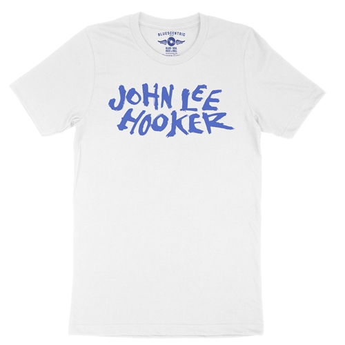 John Lee Hooker Country Blues T-Shirt - Lightweight Vintage Style - vintagewhite
