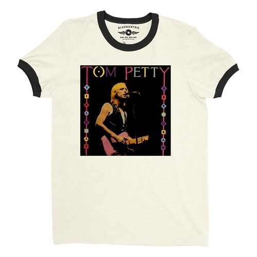 Tom Petty Yer So Bad Album Cover Ringer T-Shirt - ringernaturalblacktrim