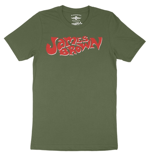James Brown Soul On Top Logo T-Shirt - Lightweight Vintage Style - vintageolive