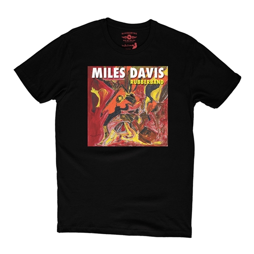 Miles Davis Rubberband T-Shirt - Lightweight Vintage Style - vintageblack