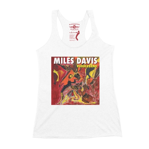 Miles Davis Rubberband Racerback Tank - Women