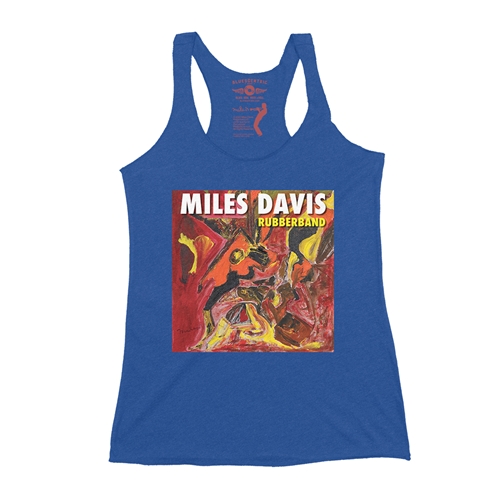 Miles Davis Rubberband Racerback Tank - Women