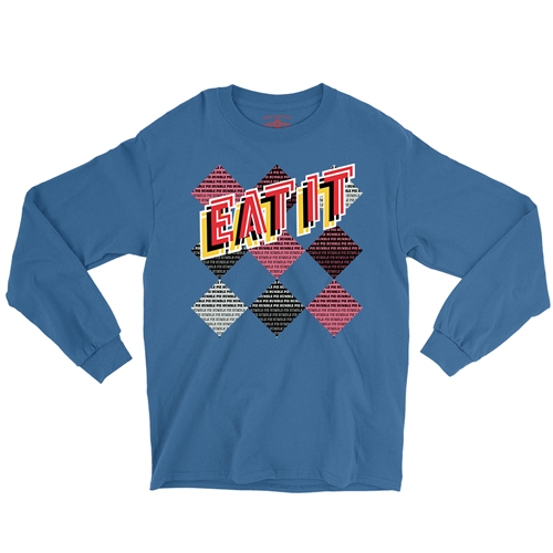 Humble Pie Argyle Long Sleeve T-Shirt - longsleeveblue