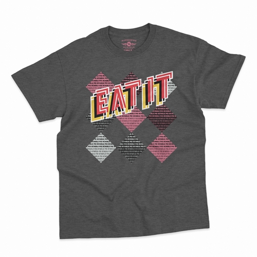 Humble Pie Argyle T-Shirt - Classic Heavy Cotton - classicheathergrey