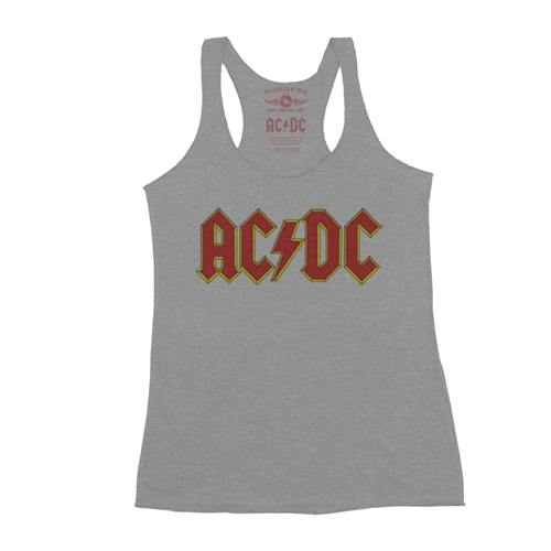 AC/DC Comic Logo Racerback Tank - Women