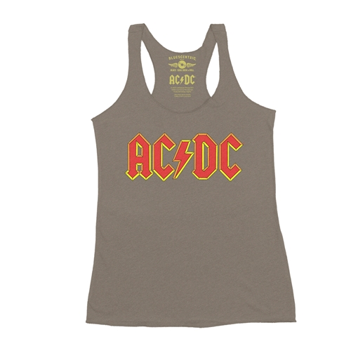 AC/DC Comic Logo Racerback Tank - Women