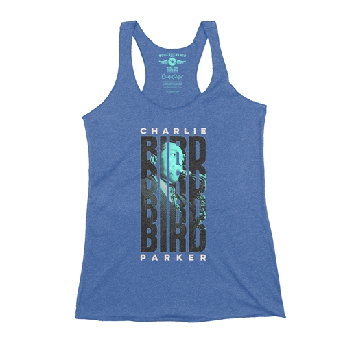 Charlie Parker Saxophone Stack Racerback Tank - Women