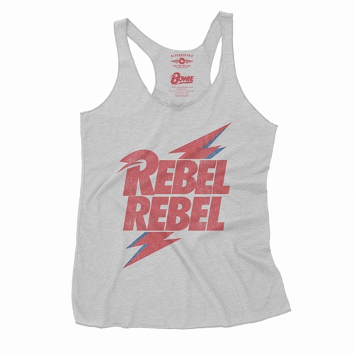 David Bowie Rebel Rebel Racerback Tank - Women