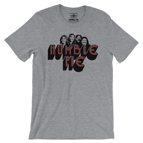 Humble Pie Band Silhouette T-Shirt - Lightweight Vintage Style - vintageathleticheather