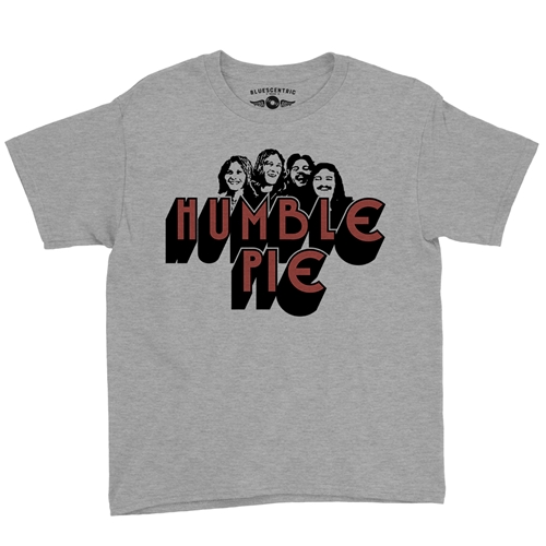 Humble Pie Band Silhouette Youth T-Shirt - Lightweight Vintage Children & Toddlers - youthheatherathletic