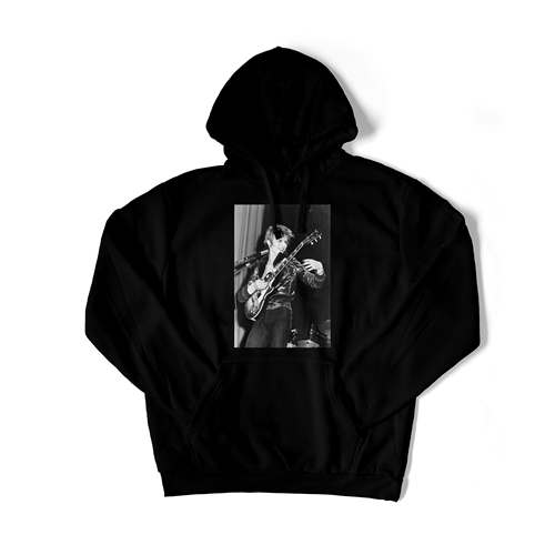 David Bowie Glam Photo Pullover Jacket - hoodieblack