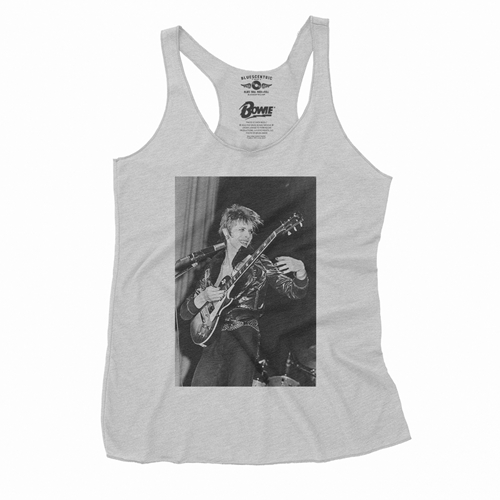 David Bowie Glam Photo Racerback Tank - Women