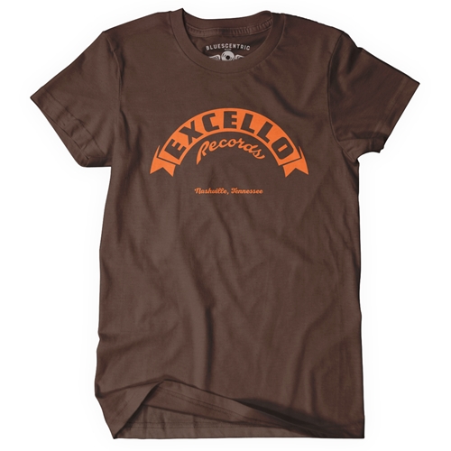 Excello Records T-Shirt - Classic Heavy Cotton - classicchocolate