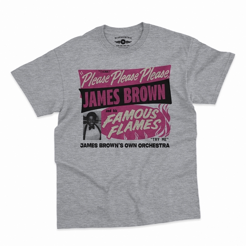 James Brown Famous Flames Tour T-Shirt - Classic Heavy Cotton - heatherathletic