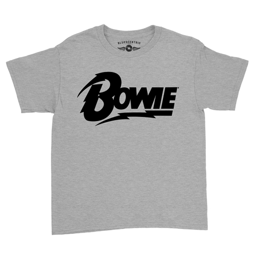 Black David Bowie Diamond Logo Youth T-Shirt - Lightweight Vintage Children & Toddlers - youthheatherathletic
