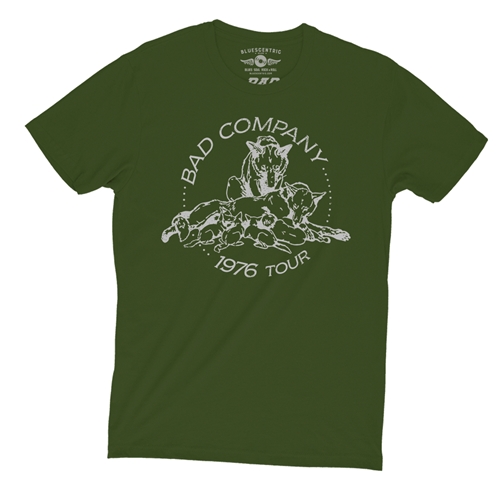 Bad Company 1976 Tour T-Shirt - Lightweight Vintage Style - vintageolive