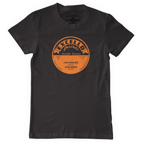 Excello "King Bee" Vinyl Record T-Shirt - Classic Heavy Cotton - classicblack