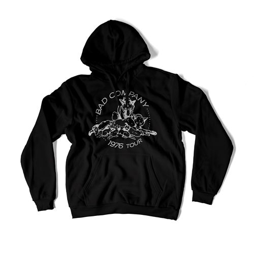 Bad Company 1976 Tour Pullover Jacket - hoodieblack