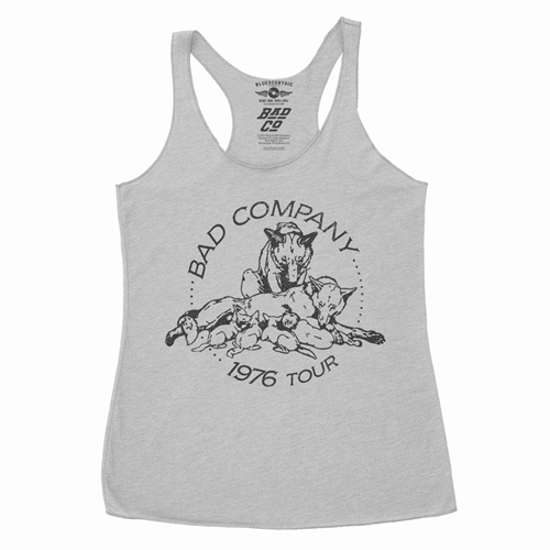 Bad Company 1976 Tour Racerback Tank - Women