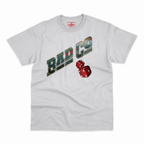Bad Company Dice T-Shirt - Classic Heavy Cotton - classicwhite