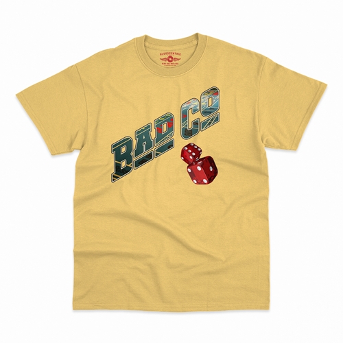Bad Company Dice T-Shirt - Classic Heavy Cotton - classicyellow