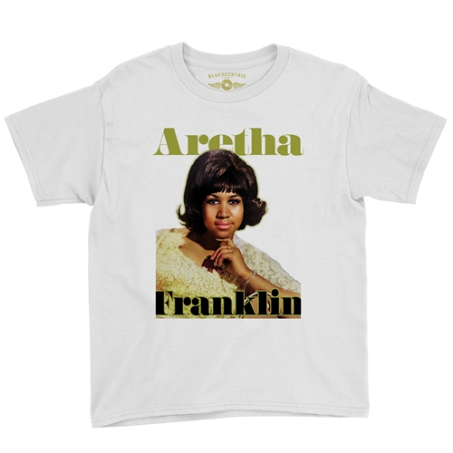 Aretha Franklin Now Youth T-Shirt - Lightweight Vintage Children & Toddlers - youthwhite