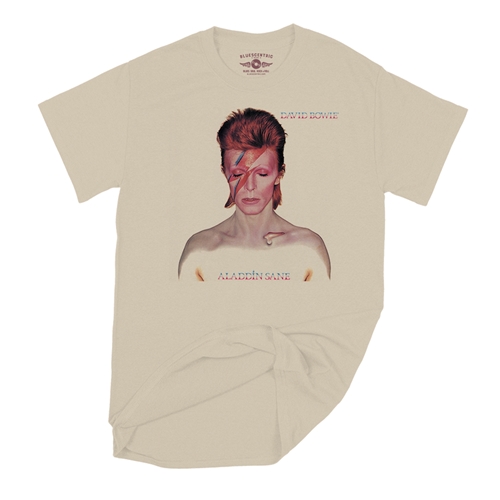 David Bowie Aladdin Sane Album Cover T-Shirt - Classic Heavy Cotton - classicsand