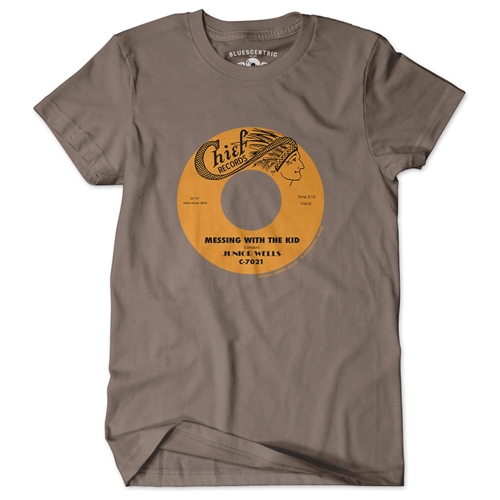 Messin With The Kid Vinyl Record T-Shirt - Classic Heavy Cotton - classictaupe