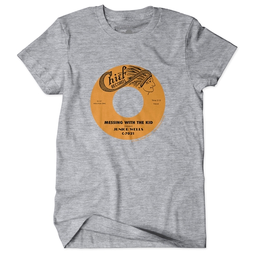 Messin With The Kid Vinyl Record T-Shirt - Classic Heavy Cotton - heatherathletic