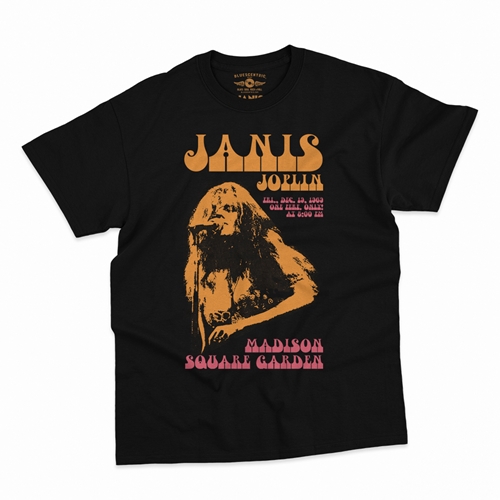 Janis Joplin at Madison Square Garden T-Shirt - Classic Heavy Cotton