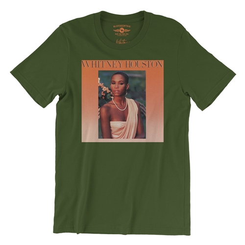 Whitney Houston Debut T-Shirt - Lightweight Vintage Style - vintageolive