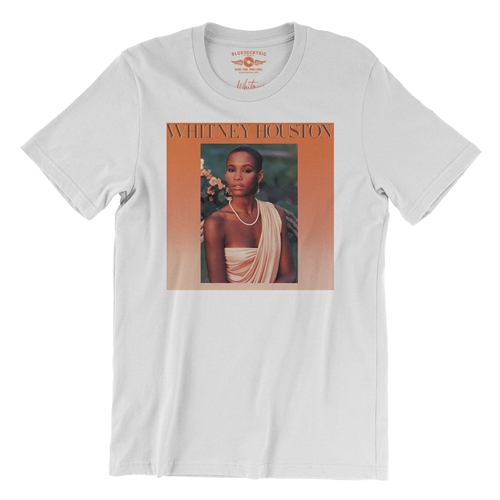 Whitney Houston Debut T-Shirt - Lightweight Vintage Style - vintagewhite