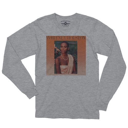 Whitney Houston Debut Long Sleeve T-Shirt - longsleeveathleticheather