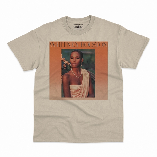 Whitney Houston Debut T-Shirt - Classic Heavy Cotton - classicsand