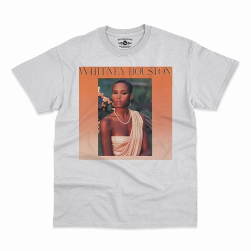 Whitney Houston Debut T-Shirt - Classic Heavy Cotton - classicwhite