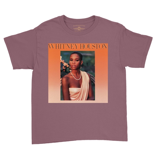 Whitney Houston Debut Youth T-Shirt - Lightweight Vintage Children & Toddlers - youthheathermaroon