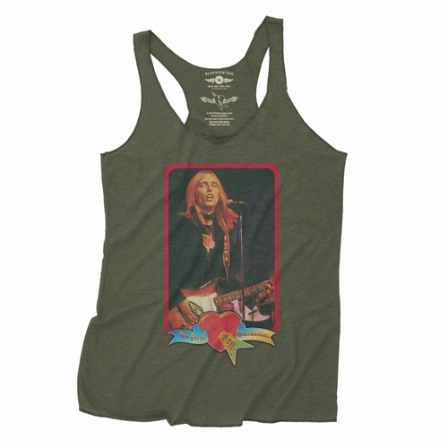 Tom Petty Red Guitar Racerback Tank - Women