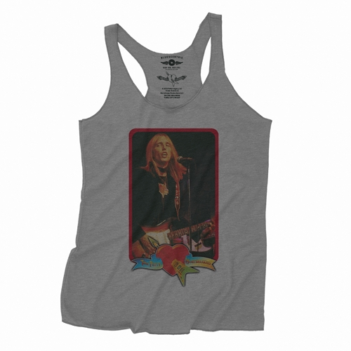 Tom Petty Red Guitar Racerback Tank - Women