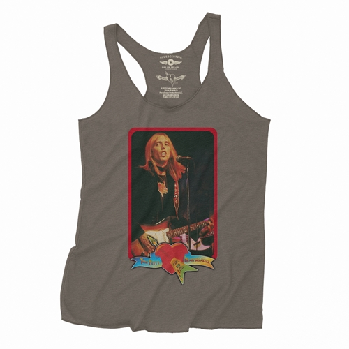 Tom Petty Red Guitar Racerback Tank - Women
