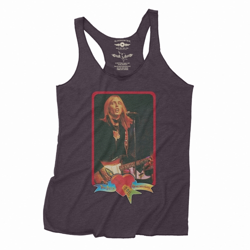 Tom Petty Red Guitar Racerback Tank - Women