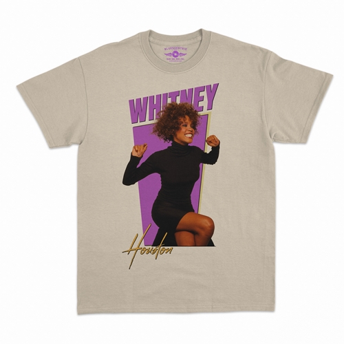 Whitney Houston 80s Vibes T-Shirt - Classic Heavy Cotton - classicsand
