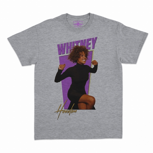 Whitney Houston 80s Vibes T-Shirt - Classic Heavy Cotton - heatherathletic