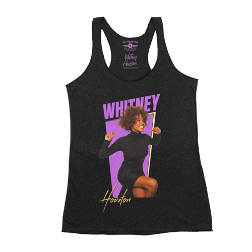 Whitney Houston 80s Vibes Racerback Tank - Women
