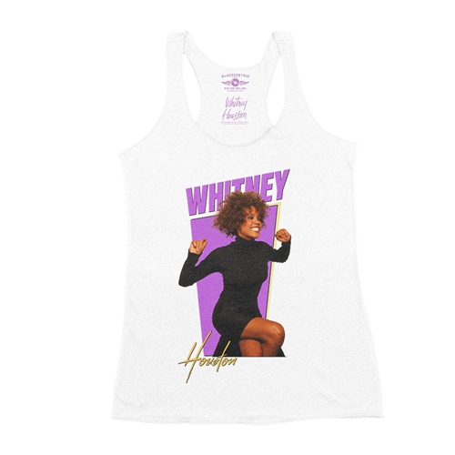 Whitney Houston 80s Vibes Racerback Tank - Women