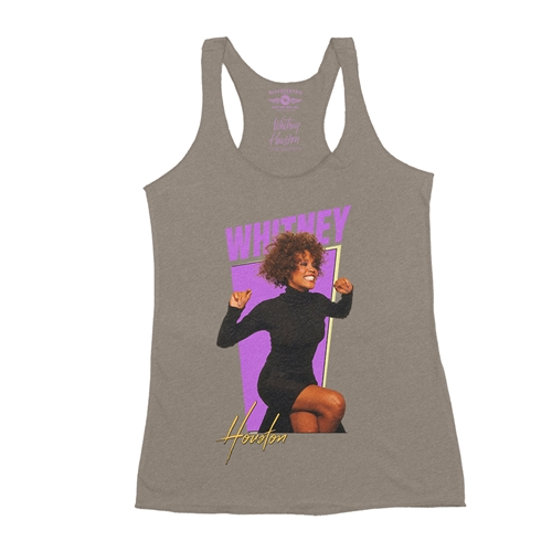 Whitney Houston 80s Vibes Racerback Tank - Women