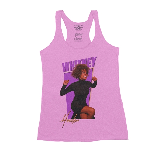 Whitney Houston 80s Vibes Racerback Tank - Women