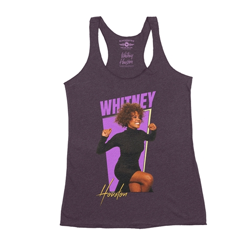 Whitney Houston 80s Vibes Racerback Tank - Women