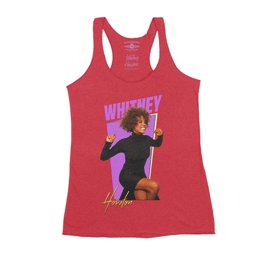 Whitney Houston 80s Vibes Racerback Tank - Women