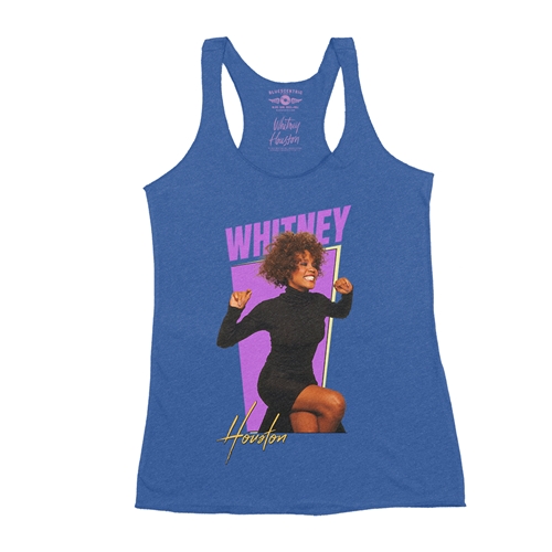 Whitney Houston 80s Vibes Racerback Tank - Women